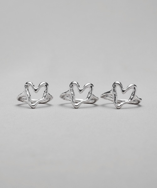 norme（ノーム）の「【SILVER925】ノーム オープン ハート リング /  norme open heart ring（リング・レディース・シルバー・M/S/L）」の10枚目の写真