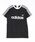 adidas�i�A�f�B�_�X�j�́uadidas �A�f�B�_�X M 3-STRIPES SLIM RINGER TEE �V���[�g�X���[�u KF0417 BLACK�iT�V���c/�J�b�g�\�[�j�v�b�u���b�N