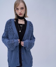 HARE | キリカエコットンミドルカーディガン(HARE)(カーディガン/ボレロ)