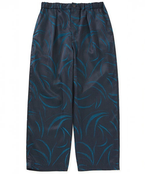 BLUE BLUE JAPAN(ブルーブルージャパン)の「メブキサテン サイドライン ストリングパンツ(その他パンツ・メンズ・ダークネイビー・M/L/XL/S)」の1枚目の写真