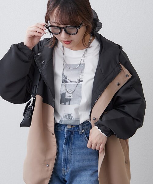 Remind me and forever（リマインドミーアンドフォーエバー）の「レイヤードしやすい丈感◎フォト&ロゴ刺繍ロンT（Tシャツ/カットソー・レディース・アイボリー/オフホワイト・FREE）」の12枚目の写真