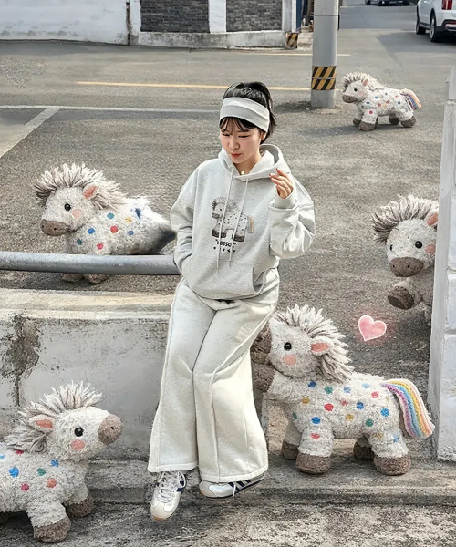 CC Reindeer ボーホー толстовка с капюшоном (light grey)