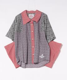 TOWEL BLACK PRINTｸﾛｯﾌﾟﾄﾞXXLｼｬﾂ（シャツ/ブラウス）｜Vivienne