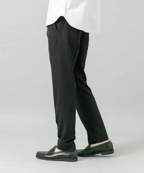 URBAN RESEARCH ROSSO MEN（アーバンリサーチロッソメン）の「『セットアップ対応』『速乾』　シリウステーパードイージースラックス（スラックス・メンズ・ネイビー/ブラック・X-LARGE/LARGE/MEDIUM）」の8枚目の写真