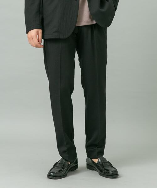 URBAN RESEARCH ROSSO MEN（アーバンリサーチロッソメン）の「『セットアップ対応』『速乾』　シリウステーパードイージースラックス（スラックス・メンズ・ネイビー/ブラック・X-LARGE/LARGE/MEDIUM）」の12枚目の写真