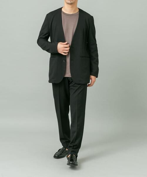 URBAN RESEARCH ROSSO MEN（アーバンリサーチロッソメン）の「『セットアップ対応』『速乾』　シリウステーパードイージースラックス（スラックス・メンズ・ネイビー/ブラック・X-LARGE/LARGE/MEDIUM）」の14枚目の写真