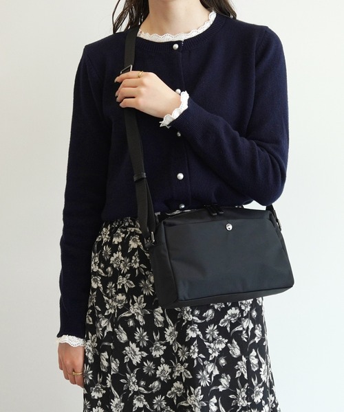 MACKINTOSH PHILOSOPHY（ﾏｯｷﾝﾄｯｼｭ ﾌｨﾛｿﾌｨｰ）の「ショルダーバッグ マッキントッシュ6W06  3L フロントポケット 19132（ショルダーバッグ・メンズ・ベージュ/ブラック/グレー・FREE）」の10枚目の写真
