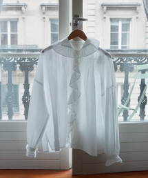 JOURNAL STANDARD LUXE（ジャーナルスタンダード　ラックス）の「80コットンローンフリルブラウス（シャツ/ブラウス）」