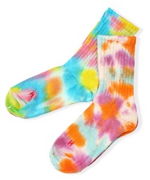 Healthknit（ヘルスニット）の「Healthknit(ヘルスニット)タイダイ染めソックス2足セット（ソックス/靴下）」