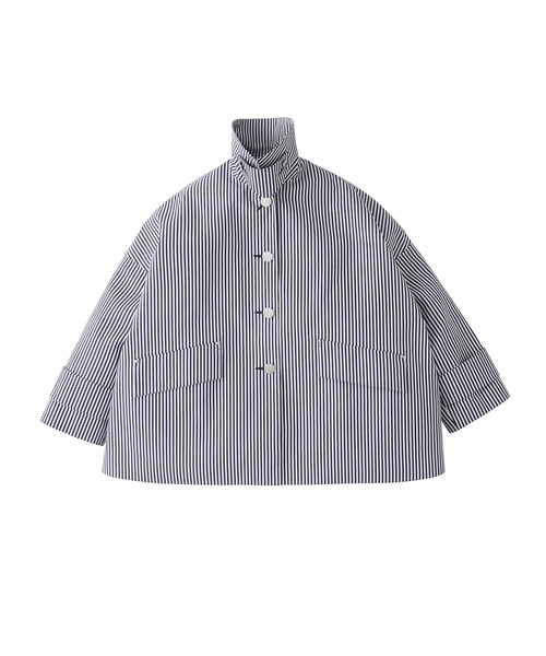 Mackintosh(マッキントッシュ)の「HUMBIE SHORT MB(ステンカラーコート・レディース・ネイビー・4/6)」の4枚目の写真