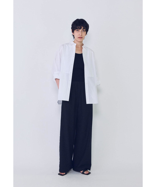 1er Arrondissement(プルミエアロンディスモン)の「ブザムシャツ(シャツ/ブラウス・レディース・グレー×サックスブルー/オフホワイト/ストライプ・38/36)」の10枚目の写真