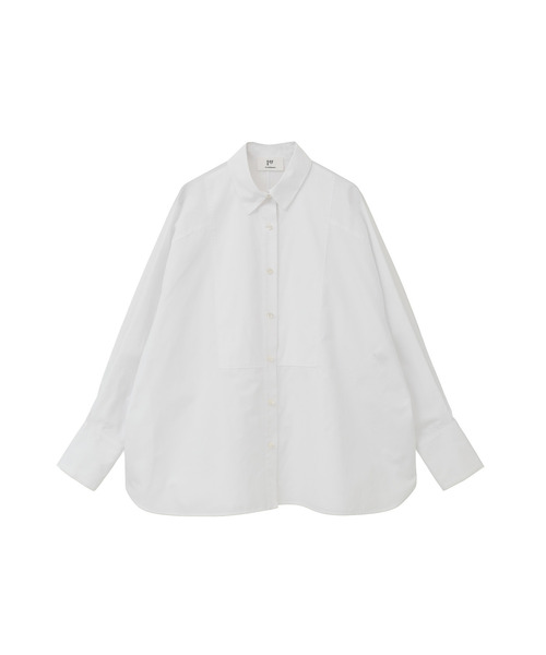 1er Arrondissement(プルミエアロンディスモン)の「ブザムシャツ(シャツ/ブラウス・レディース・グレー×サックスブルー/オフホワイト/ストライプ・38/36)」の16枚目の写真