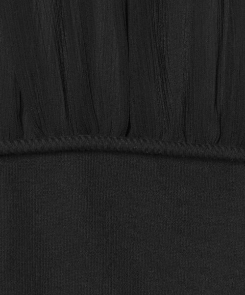 EMMEL REFINES(エメルリファインズ)の「<EMMEL REFINES>EM ヨウリュウ カタフリル ドッキング Tシャツ(Tシャツ/カットソー・レディース・ブラック/オフホワイト・FREE)」の14枚目の写真