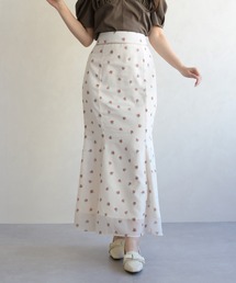 31 Sons de mode | 2026春夏新作 ドット×フラワーマーメイドスカート(スカート)