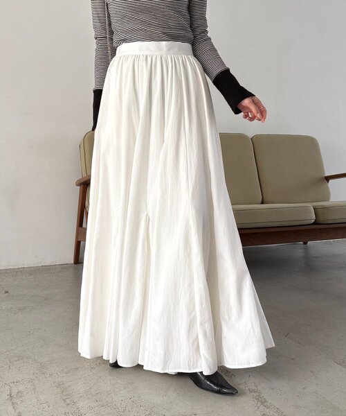 CAPRICIEUX LE'MAGE（カプリシューレマージュ）の「【低身長サイズあり】ランダム切替フレアスカート（スカート・レディース・ブラック/ホワイト/グレー・36/PS/38）」の10枚目の写真