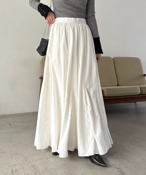 CAPRICIEUX LE'MAGE（カプリシューレマージュ）の「【低身長サイズあり】ランダム切替フレアスカート（スカート・レディース・ブラック/ホワイト/グレー・36/PS/38）」の16枚目の写真