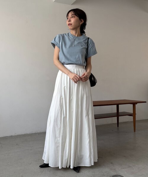 CAPRICIEUX LE'MAGE（カプリシューレマージュ）の「【低身長サイズあり】ランダム切替フレアスカート（スカート・レディース・ブラック/ホワイト/グレー・36/PS/38）」の21枚目の写真