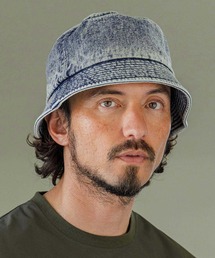 CAMBIO(�J���r�I)��mko13426- Denim Chemical Wash Bucket Hat �o�P�b�g�n�b�g(NF-261-BO013)(�n�b�g)