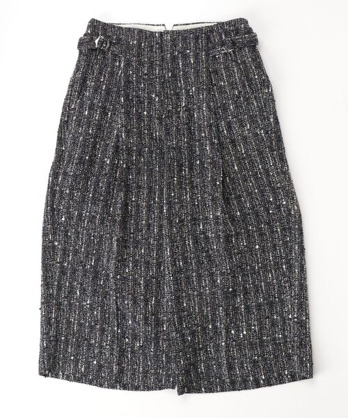 ROBES&CONFECTIONS（ローブスコンフェクションズ）の「Robes & Confections/ローブス&コンフェクションズ/尾洲ツイードクロップドパンツ（その他パンツ・レディース・ネイビー/ブルー・1/2）」の2枚目の写真