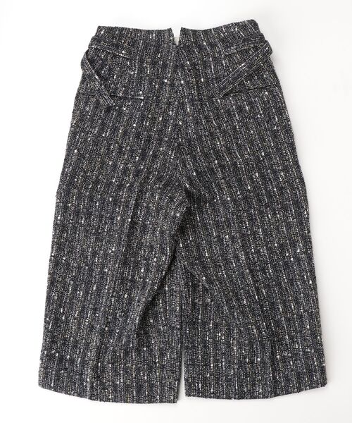 ROBES&CONFECTIONS（ローブスコンフェクションズ）の「Robes & Confections/ローブス&コンフェクションズ/尾洲ツイードクロップドパンツ（その他パンツ・レディース・ネイビー/ブルー・1/2）」の3枚目の写真
