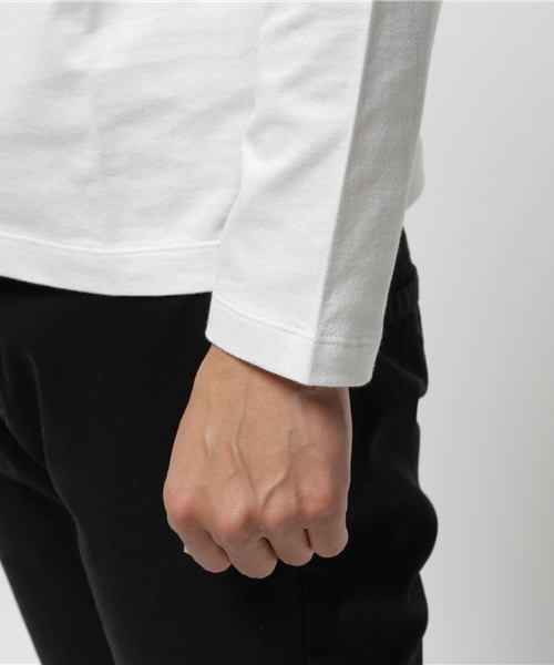 GLOBAL WORK（グローバルワーク）の「【高品質綿使用】スーピマＶネック長袖T/707541（Tシャツ/カットソー・メンズ・ネイビー/グレー/ホワイト・X-LARGE/SMALL/LARGE/MEDIUM）」の7枚目の写真