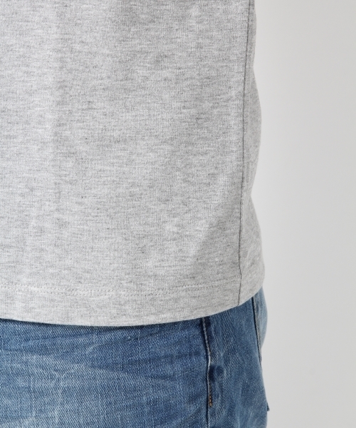 GLOBAL WORK（グローバルワーク）の「【高品質綿使用】スーピマＶネック長袖T/707541（Tシャツ/カットソー・メンズ・ネイビー/グレー/ホワイト・X-LARGE/SMALL/LARGE/MEDIUM）」の17枚目の写真