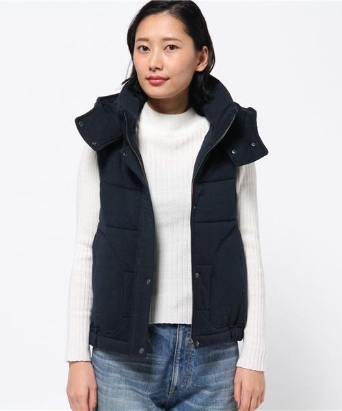 LBC（エルビーシー）の「コットン中綿ベスト（ベスト・レディース・オリーブ/ネイビー/アッシュグレー・MEDIUM/LARGE）」の6枚目の写真