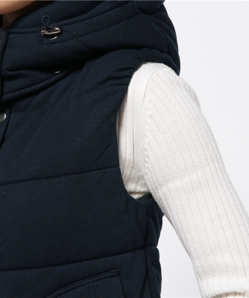 LBC（エルビーシー）の「コットン中綿ベスト（ベスト・レディース・オリーブ/ネイビー/アッシュグレー・MEDIUM/LARGE）」の8枚目の写真