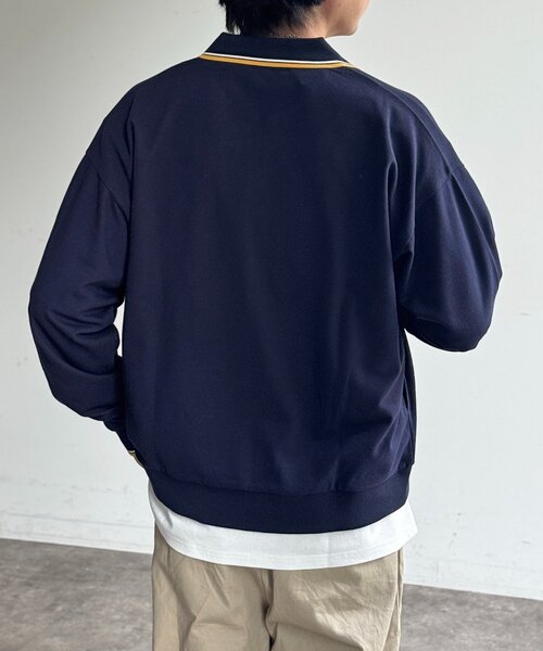 U.S. POLO ASSN.(ユーエスポロアッスン)の「【U.S. POLO ASSN.】鹿の子ジップブルゾン(ブルゾン・メンズ・アイボリー/ブラック/ネイビー/ブラウン・MEDIUM/LARGE)」の20枚目の写真