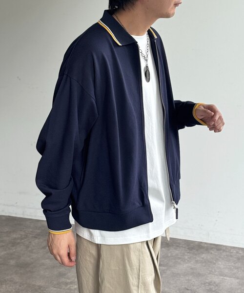 U.S. POLO ASSN.(ユーエスポロアッスン)の「【U.S. POLO ASSN.】鹿の子ジップブルゾン(ブルゾン・メンズ・アイボリー/ブラック/ネイビー/ブラウン・MEDIUM/LARGE)」の21枚目の写真