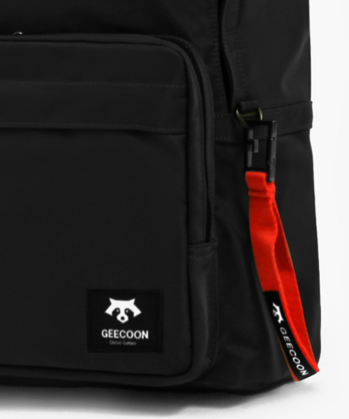 GEECOON(ジークーン)の「ナイロンオールデイエッセンシャルユーティリティバックパック GEE238-701 ブラック(バックパック/リュック・メンズ・その他・FREE)」の3枚目の写真