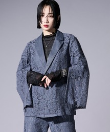 Ellno Loset（エルノロゼット）の「2wayコードレースジャケット/SETUP対応（テーラードジャケット）」