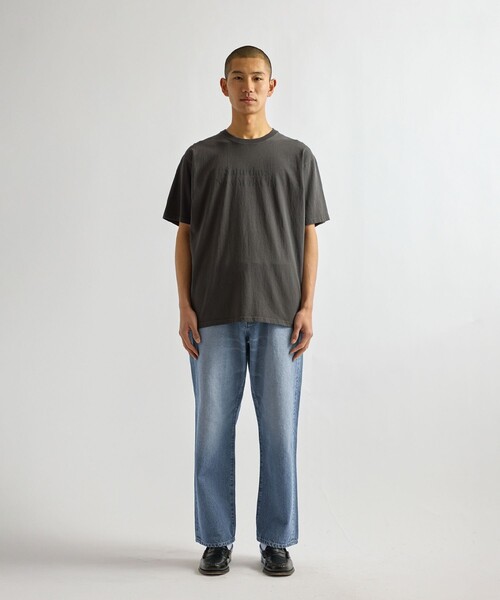 Saturdays NYC(サタデーズ ニューヨークシティ )の「Miller Standard SS T-Shirt(Tシャツ/カットソー・メンズ・チャコールグレー/キナリ/レンガ・S/M/L/XL/X-SMALL)」の7枚目の写真