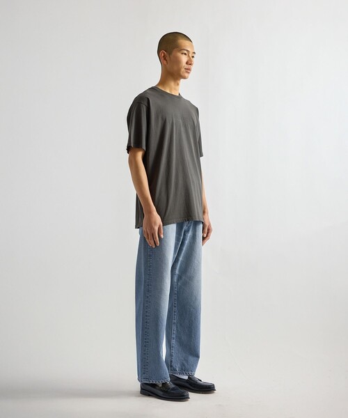 Saturdays NYC(サタデーズ ニューヨークシティ )の「Miller Standard SS T-Shirt(Tシャツ/カットソー・メンズ・チャコールグレー/キナリ/レンガ・S/M/L/XL/X-SMALL)」の8枚目の写真