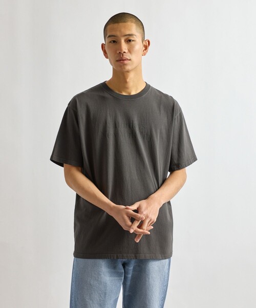 Saturdays NYC(サタデーズ ニューヨークシティ )の「Miller Standard SS T-Shirt(Tシャツ/カットソー・メンズ・チャコールグレー/キナリ/レンガ・S/M/L/XL/X-SMALL)」の1枚目の写真
