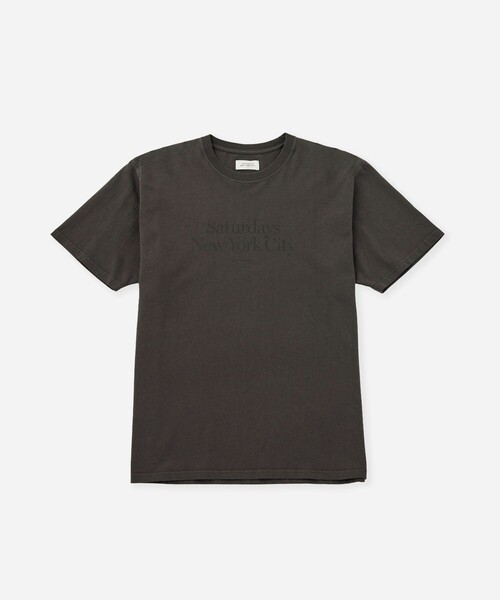 Saturdays NYC(サタデーズ ニューヨークシティ )の「Miller Standard SS T-Shirt(Tシャツ/カットソー・メンズ・チャコールグレー/キナリ/レンガ・S/M/L/XL/X-SMALL)」の22枚目の写真