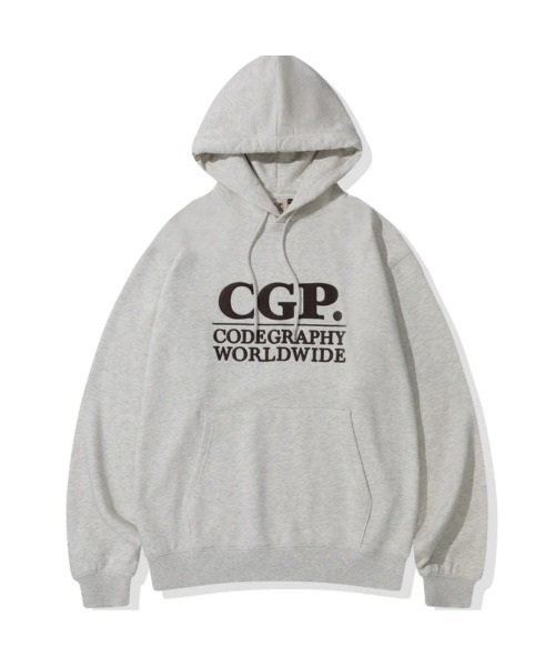 codegraphy（コードグラフィー）の「Square Logo Hoodie CBEBUTH030（スウェット・メンズ・ライトグレー/Black/レッド系その他/オートミール・LARGE/MEDIUM/SMALL）」の3枚目の写真