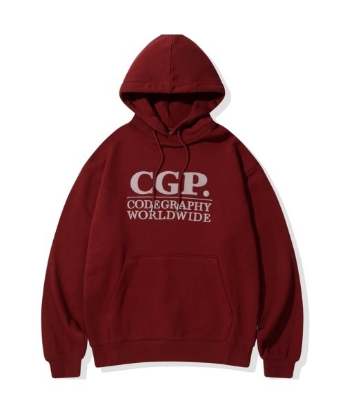 codegraphy（コードグラフィー）の「Square Logo Hoodie CBEBUTH030（スウェット・メンズ・ライトグレー/Black/レッド系その他/オートミール・LARGE/MEDIUM/SMALL）」の4枚目の写真