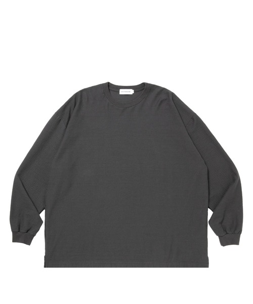 COOTIE PRODUCTIONS(クーティープロダクションズ)の「Bumpy Border Jersey L/S Tee(Tシャツ/カットソー・メンズ・ブルー系その他/ブラック・LARGE/MEDIUM/SMALL)」の2枚目の写真