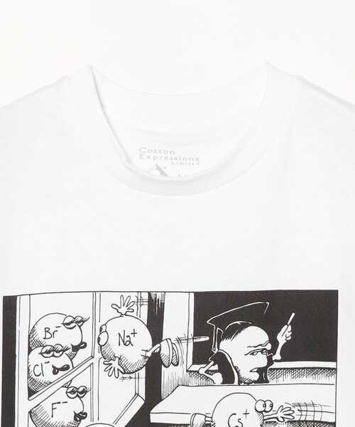 BEAMS BOY（ビームスボーイ）の「Cotton Expressions / OPPOSITES ATTRACT TEE（Tシャツ/カットソー・レディース・ホワイト・MEDIUM）」の3枚目の写真