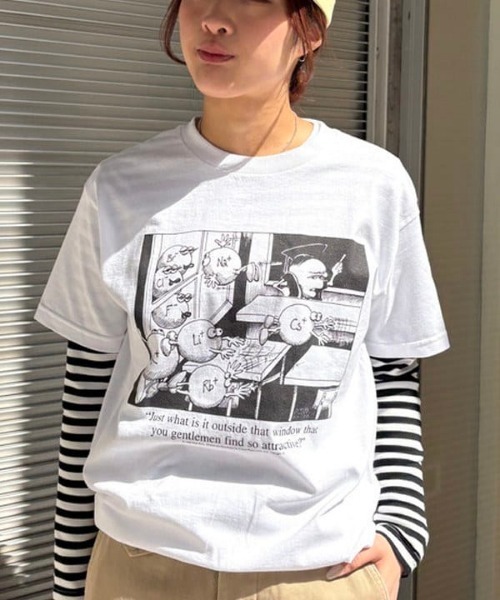 Cotton Expressions / OPPOSITES ATTRACT TEE — хлопковая футболка (утренняя распродажа 24/7)