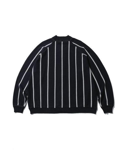 ANGLAN（アングラン）の「Varsity Raglan Knit Cardigan - Black（カーディガン/ボレロ・メンズ・その他・ONE SIZE）」の2枚目の写真