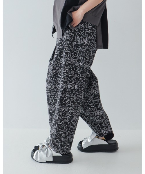 unica(ユニカ)の「many Bearテーパードパンツ laides(その他パンツ・レディース・オフホワイト/ブラック・F)」の14枚目の写真