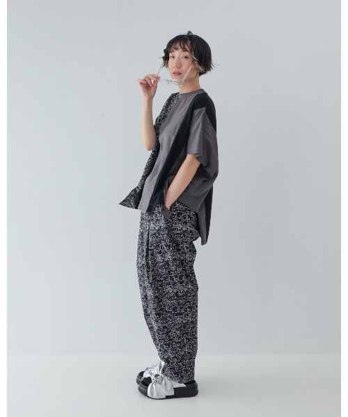 unica(ユニカ)の「many Bearテーパードパンツ laides(その他パンツ・レディース・オフホワイト/ブラック・F)」の15枚目の写真