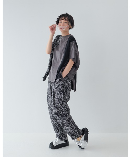 unica(ユニカ)の「many Bearテーパードパンツ laides(その他パンツ・レディース・オフホワイト/ブラック・F)」の16枚目の写真
