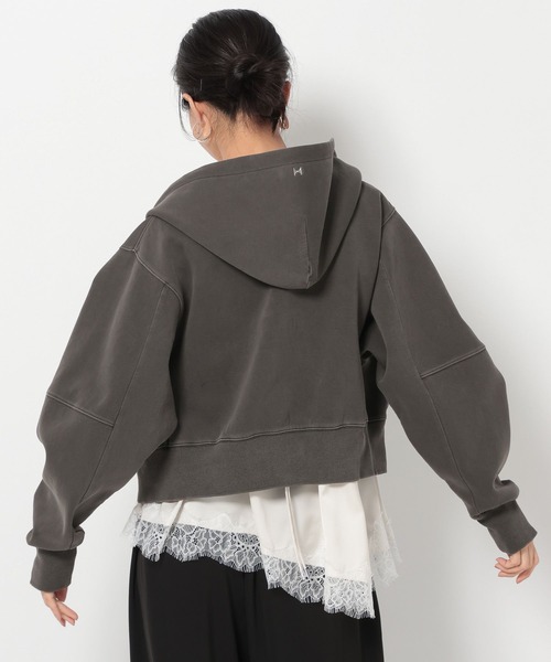 HEREIAM（ヘレイアム）の「【HEREIAM】FADEダンボールパーカー（パーカー・レディース・アイボリー・FREE）」の6枚目の写真