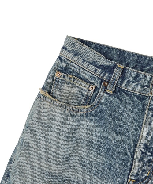 X-girl（エックスガール）の「WIDE LEG DENIM PANTS（デニムパンツ・レディース・ライトインディゴブルー・S/M）」の12枚目の写真