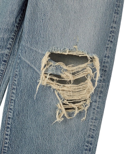 X-girl（エックスガール）の「WIDE LEG DENIM PANTS（デニムパンツ・レディース・ライトインディゴブルー・S/M）」の17枚目の写真