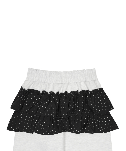 LUVISTRUE（ラヴイズトゥルー）の「IM PATTERN FRILL PANTS(LIGHT GRAY)（その他パンツ・レディース・その他・FREE）」の4枚目の写真