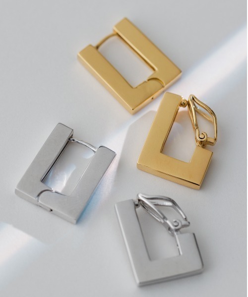 AFFECT(アフェクト)の「Every “Rectangle” Earring(イヤリング・レディース・シルバー/ゴールド・FREE)」の10枚目の写真